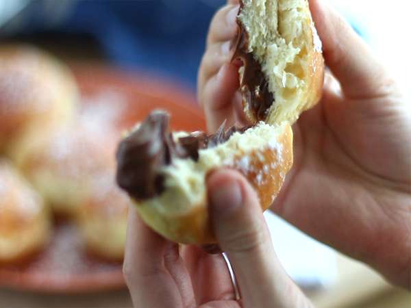 Donat cokelat - Persiapan langkah 10