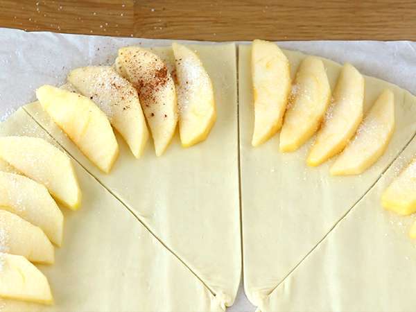 Mengekspresikan omset apel - Persiapan langkah 3