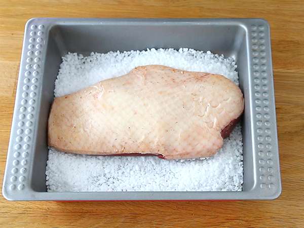 Dada bebek kering buatan sendiri - Persiapan langkah 2