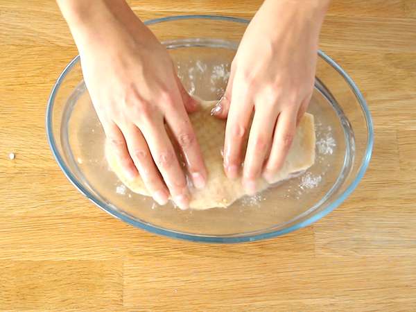 Dada bebek kering buatan sendiri - Persiapan langkah 4