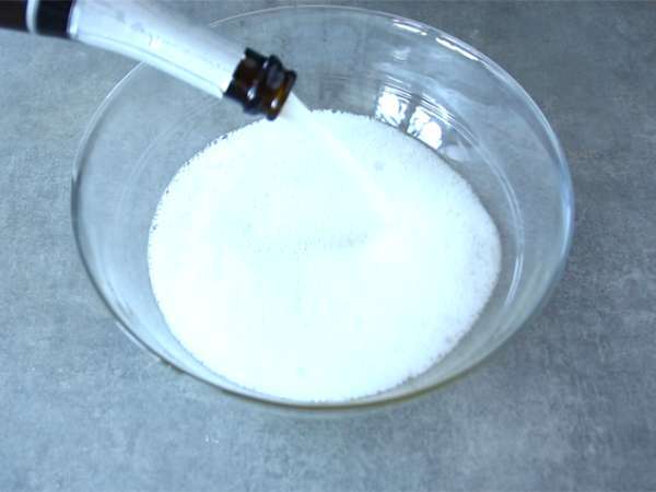 Sup sampanye, koktail yang meriah - Persiapan langkah 1