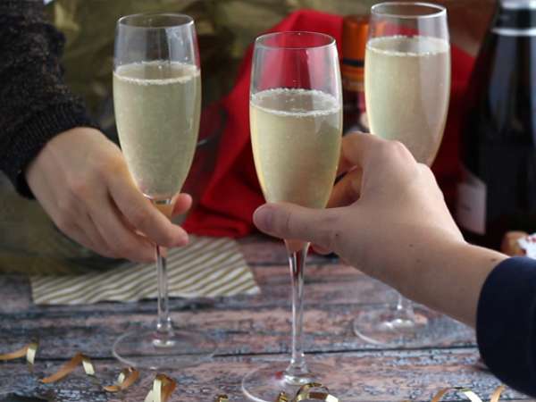 Sup sampanye, koktail yang meriah - Persiapan langkah 3