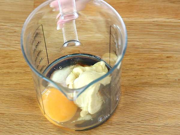 Mayones buatan sendiri yang mudah - Persiapan langkah 2