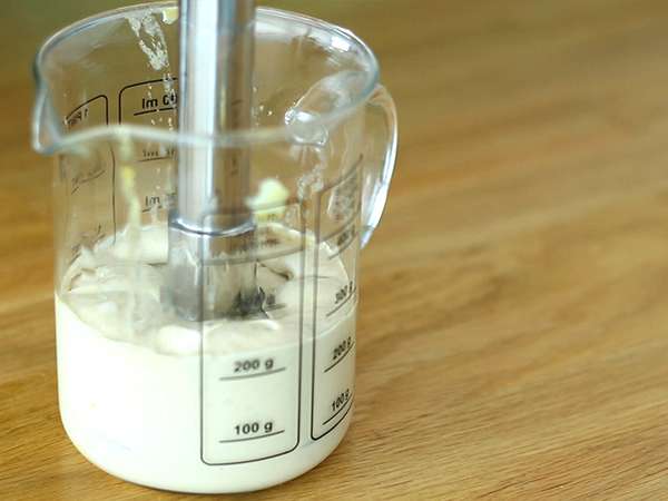 Mayones buatan sendiri yang mudah - Persiapan langkah 4