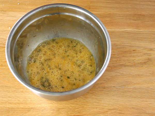 Muffin daging asap - Persiapan langkah 2