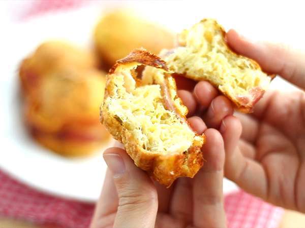 Muffin daging asap - Persiapan langkah 5