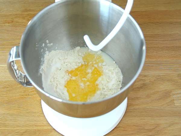 Pretzel Alsatian - Persiapan langkah 1