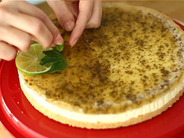 Kue keju Mojito - Persiapan langkah 10