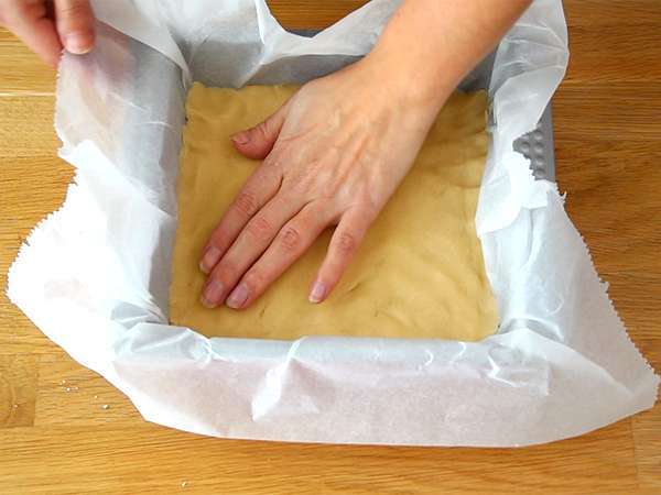 Twix buatan sendiri, atau Jutawan Roti Pendek - Persiapan langkah 2