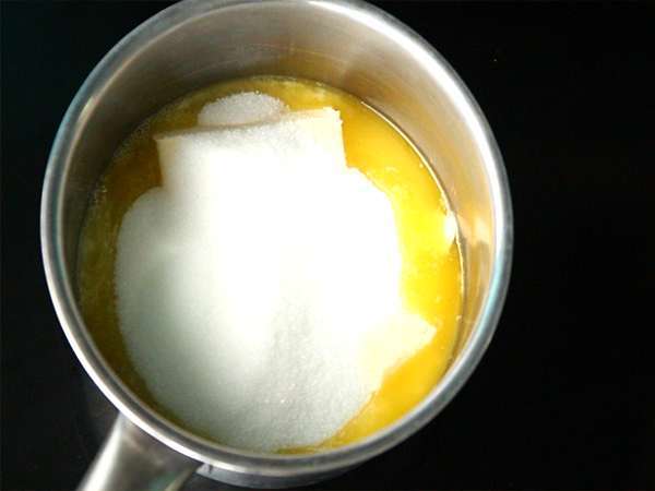 Twix buatan sendiri, atau Jutawan Roti Pendek - Persiapan langkah 3