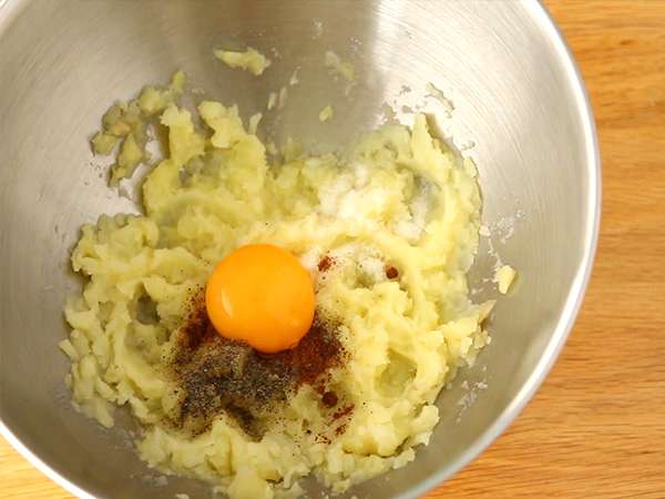 Kroket raclette - Persiapan langkah 2