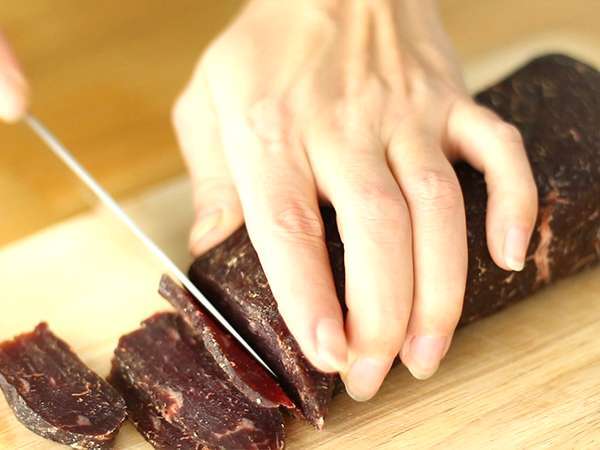 Bündnerfleisch atau dendeng daging sapi - Persiapan langkah 5