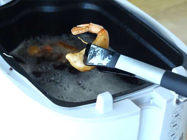 Gorengan udang - Persiapan langkah 4