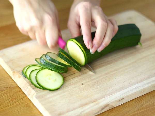 Keripik cukini - Persiapan langkah 1