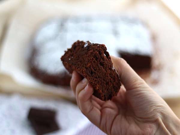 Brownies vegan, bebas telur dan susu - Persiapan langkah 5