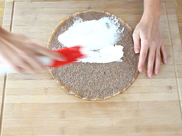 Gulungan soba dengan salmon - Persiapan langkah 1