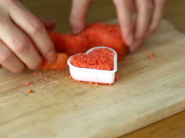 Kue kejutan untuk Hari Valentine - Persiapan langkah 4
