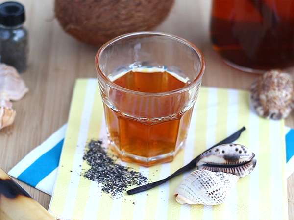 Rum yang disusun dengan vanila dan kayu manis - Persiapan langkah 4