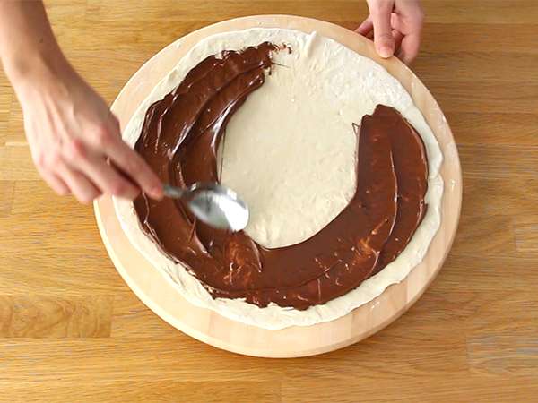 Pisang manis dan pizza cokelat - Persiapan langkah 1