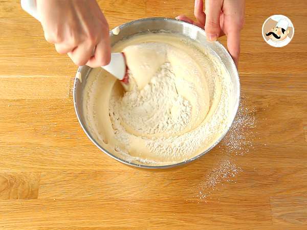 Génoise, resep yang mudah - Persiapan langkah 3
