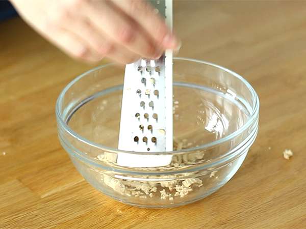 Pai gembala vegan dengan cukini dan tahu - Persiapan langkah 1