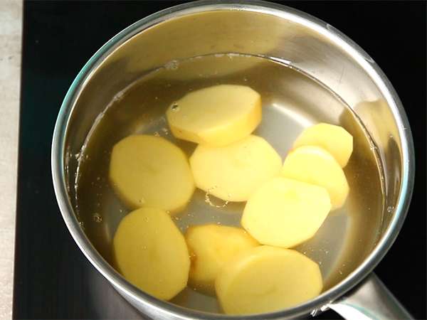 Terrine kentang Paskah - Persiapan langkah 1