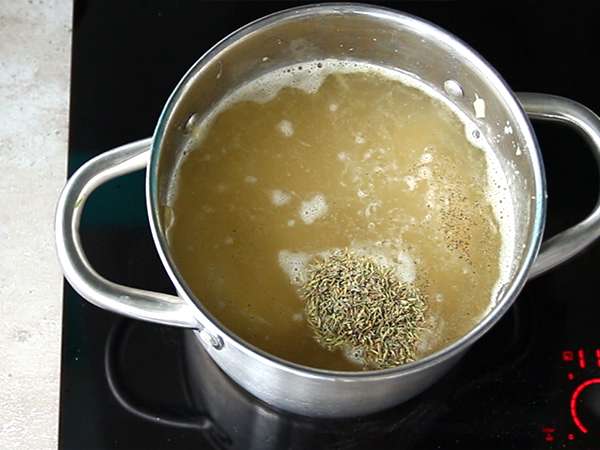 Sup bawang bombay, hidangan klasik - Persiapan langkah 3