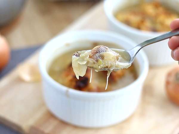 Sup bawang bombay, hidangan klasik - Persiapan langkah 7