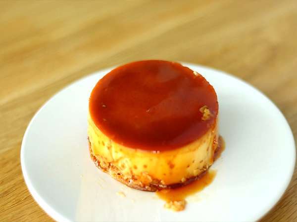 Flan dengan susu kental manis - Persiapan langkah 5