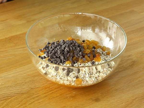 Sereal sereal berenergi - Persiapan langkah 2