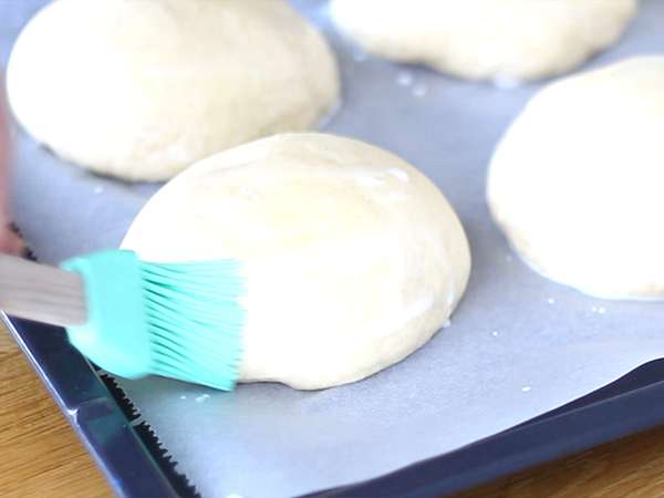 Roti burger buatan sendiri - Persiapan langkah 6