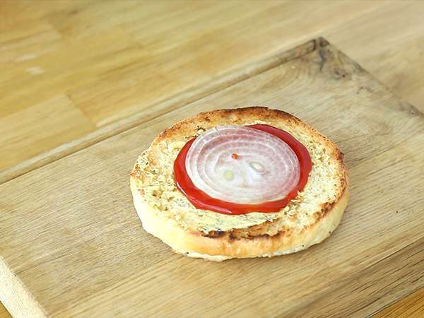 Burger buatan sendiri yang cepat dan mudah - Persiapan langkah 4