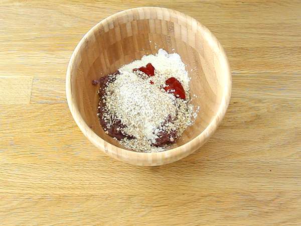 Steak vegetarian dengan kacang merah - Persiapan langkah 2