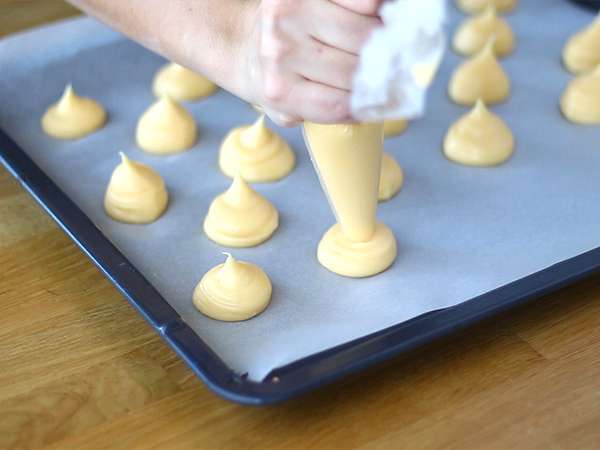Kue choux bebas gluten - Persiapan langkah 4