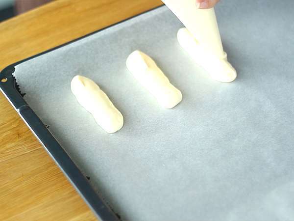 Biskuit bolu bebas gluten yang mudah dibuat - Persiapan langkah 5