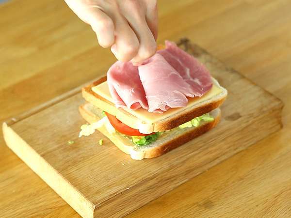 Club Egg Sandwich - Persiapan langkah 2