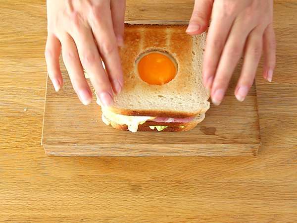 Club Egg Sandwich - Persiapan langkah 5