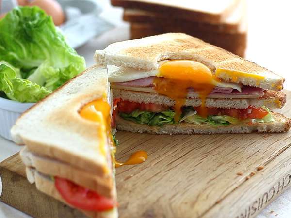 Club Egg Sandwich - Persiapan langkah 6