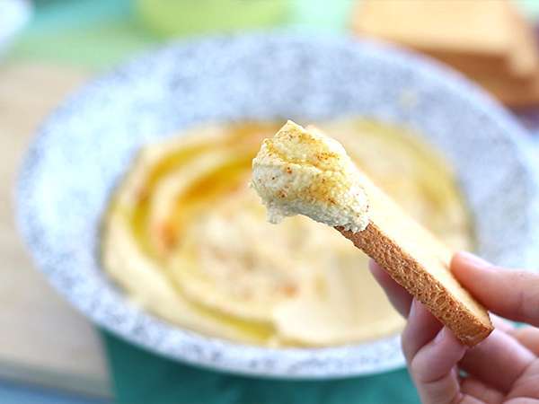 Hummus Lebanon yang lembut - Persiapan langkah 5