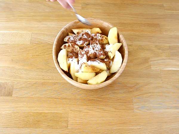 Pai apel, dengan cara Inggris - Persiapan langkah 3