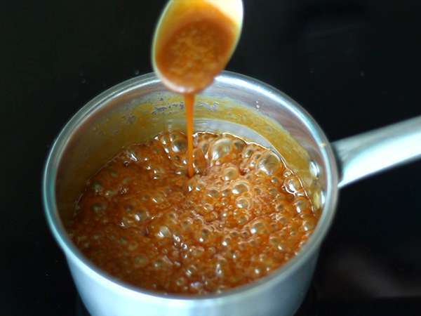 Karamel mentega asin yang cepat dan mudah - Persiapan langkah 3