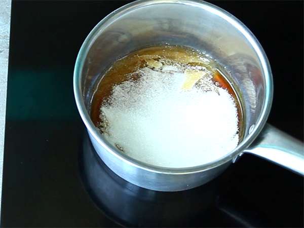 Tartlet karamel dan cokelat - Persiapan langkah 2