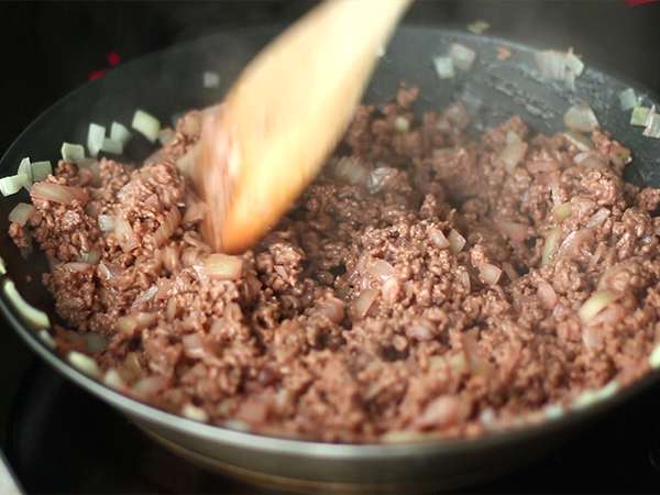 Pai hamburger, burger keju untuk dibagikan! - Persiapan langkah 2