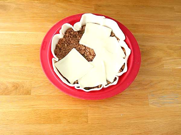 Pai hamburger, burger keju untuk dibagikan! - Persiapan langkah 4