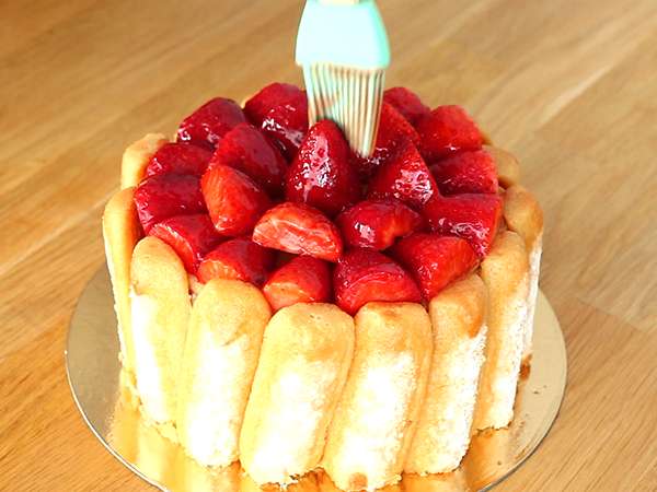 Kue pendek stroberi yang cepat dan mudah - Persiapan langkah 7