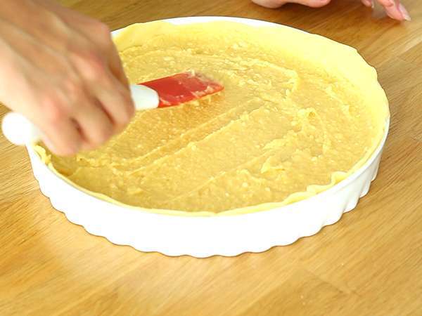 Tart almond dan pir, atau Bourdaloue yang terkenal - Persiapan langkah 3