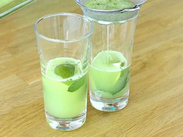 Cucumber Mojito, koktail non-alkohol - Persiapan langkah 3