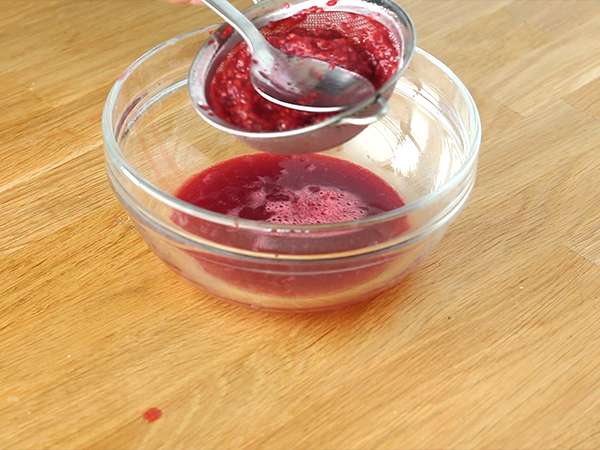 Mousse raspberry - Persiapan langkah 2