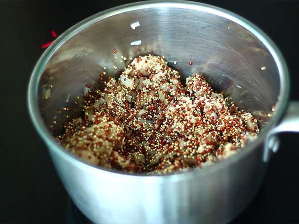 Quinoa dan risotto jamur - Persiapan langkah 2