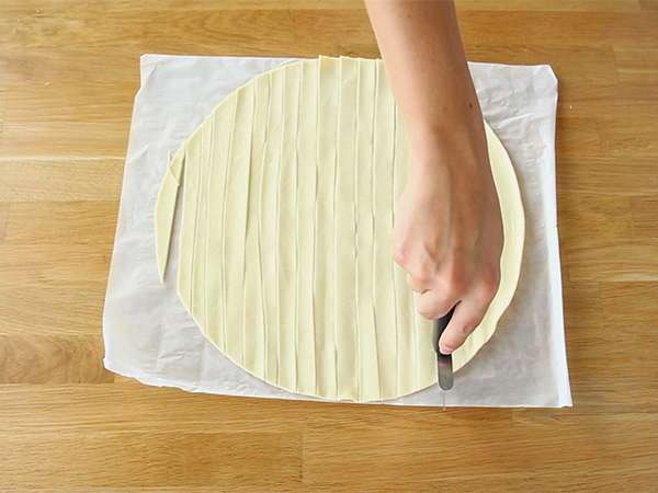 Cannoli puding vanila - Persiapan langkah 1